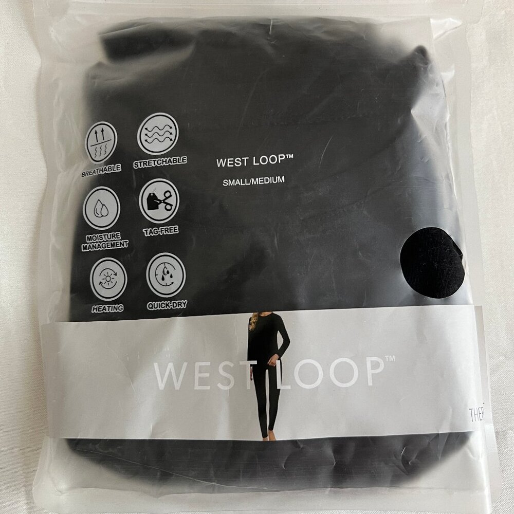 Westloop Thermal Set in Black Size S/M  New in Package